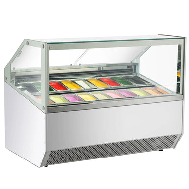 Nordic Air NGEL-18 68" Gelato Dipping Freezer - 18 Pan Capacity-Phoenix Food Equipment