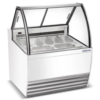 Nordic Air NGEL-7-COMP 41" Gelato Dipping Freezer - 7 Pan Capacity-Phoenix Food Equipment