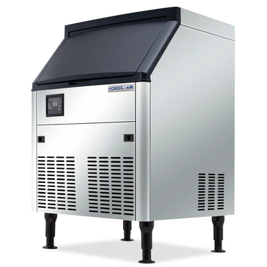 Nordic Air NIM-280C Ice Machine, Cube Shaped Ice - 280LB/24HRS, 80LBS Storage-Phoenix Food Equipment