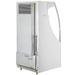 Nordic Air NOR-190 open air 28-inch wide refrigerator, rear view showing the back panel and condenser vent