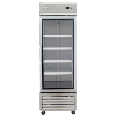 Nordic Air SGF-22C Single Glass Door 27" Wide Stainless Steel Freezer-Phoenix Food Equipment