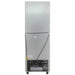 Nordic Air SGR-22C glass door refrigerator, rear view showing the back panel and bottom mounted compressor