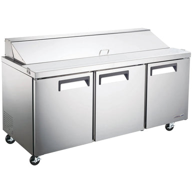 Nordic Air SPT-70-18 Triple Door 70" Refrigerated Sandwich Prep Table-Phoenix Food Equipment