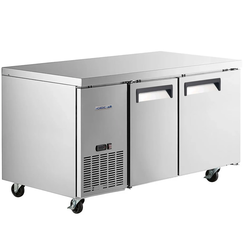 Nordic Air UCRS-60 Double Door 60" Side Mounted Refrigerated Work Table-Phoenix Food Equipment