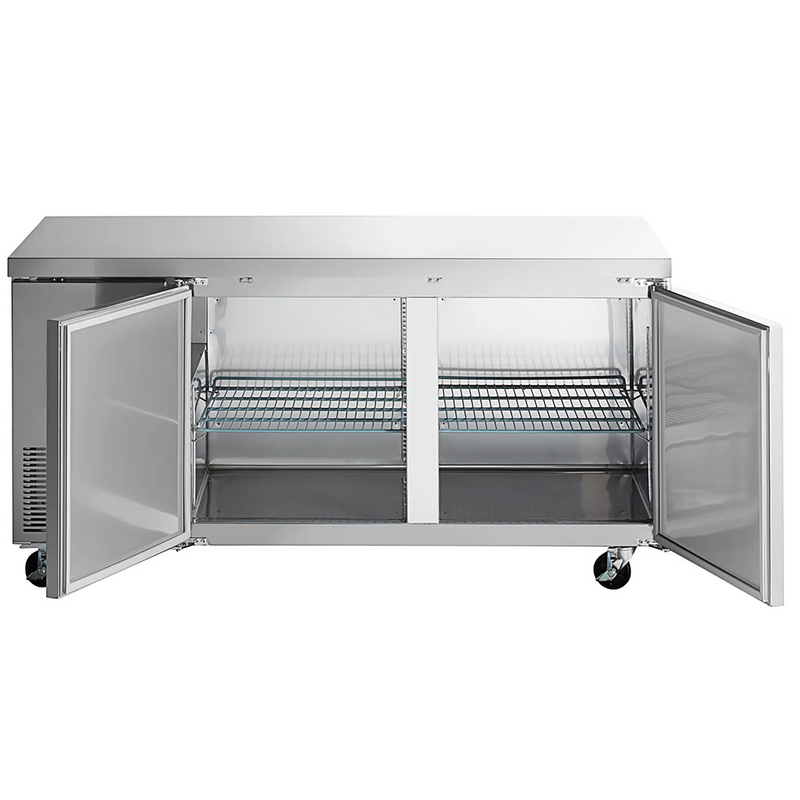 Nordic Air UCRS-67 Double Door 67" Side Mounted Refrigerated Work Table-Phoenix Food Equipment