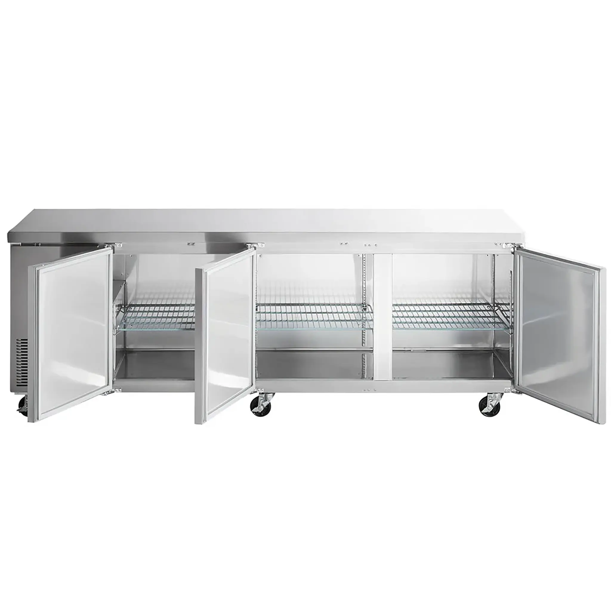 Nordic Air UCRS-94 Triple Door 94" Side Mounted Refrigerated Work Table-Phoenix Food Equipment