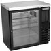 Open box Beverage Air BB36HC-1-G-B-27 36-inch glass door back bar cooler in black with wire shelves, catalogue view