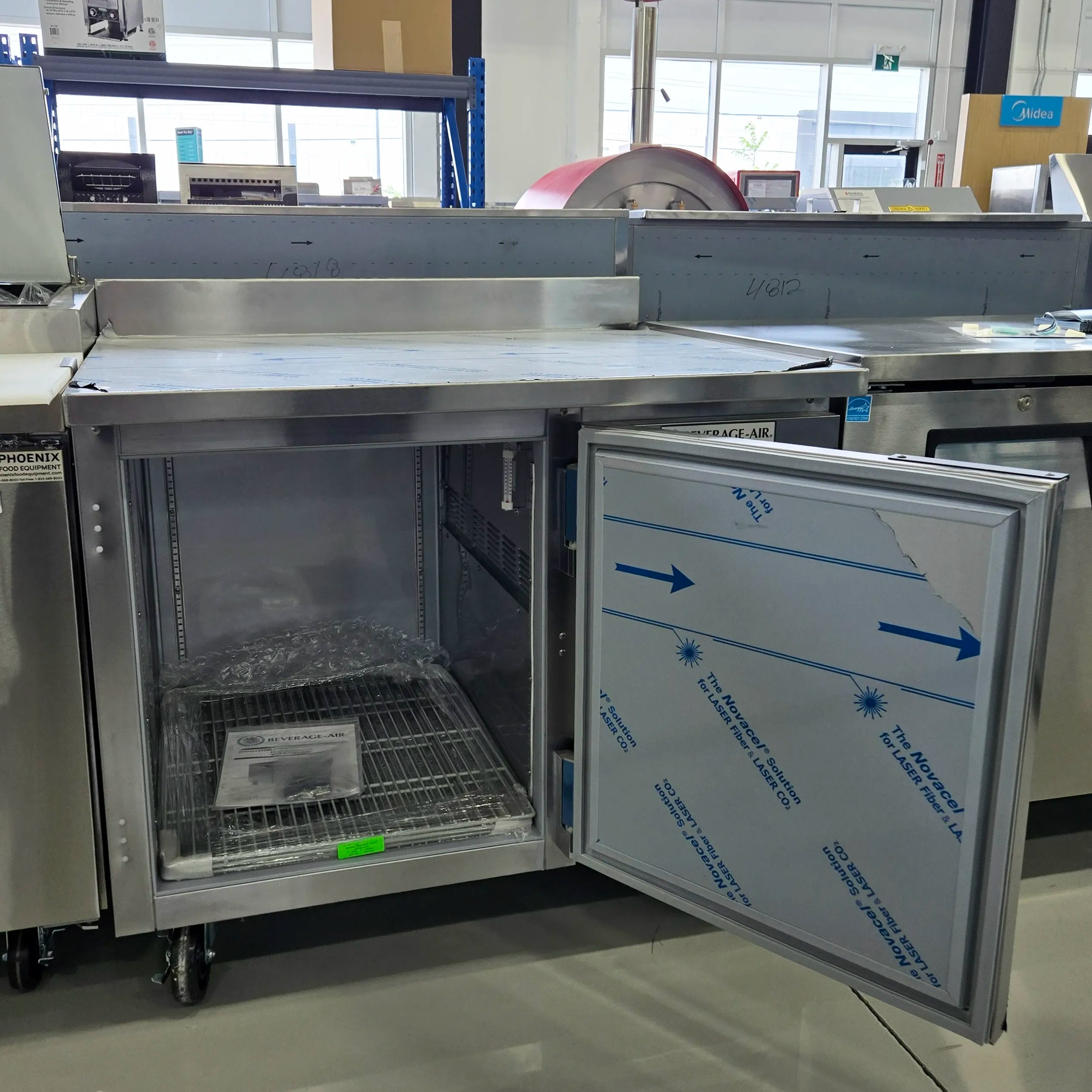 **OPEN BOX** Beverage Air WTR41AHC 41" Single Door Under Counter Refrigerator-Phoenix Food Equipment