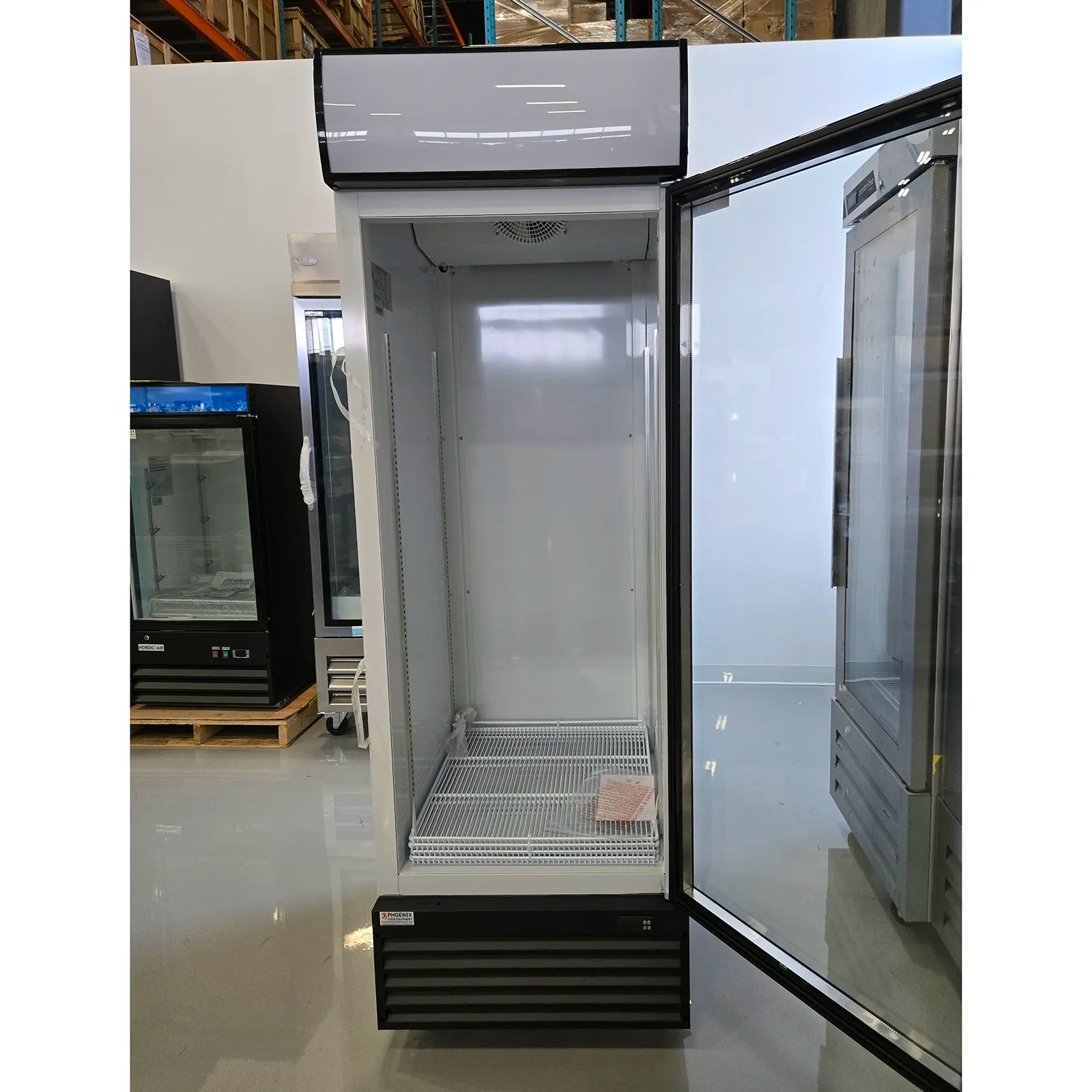 **OPEN BOX** Duracold P600WB Single Door 28" Wide Display Refrigerator-Phoenix Food Equipment