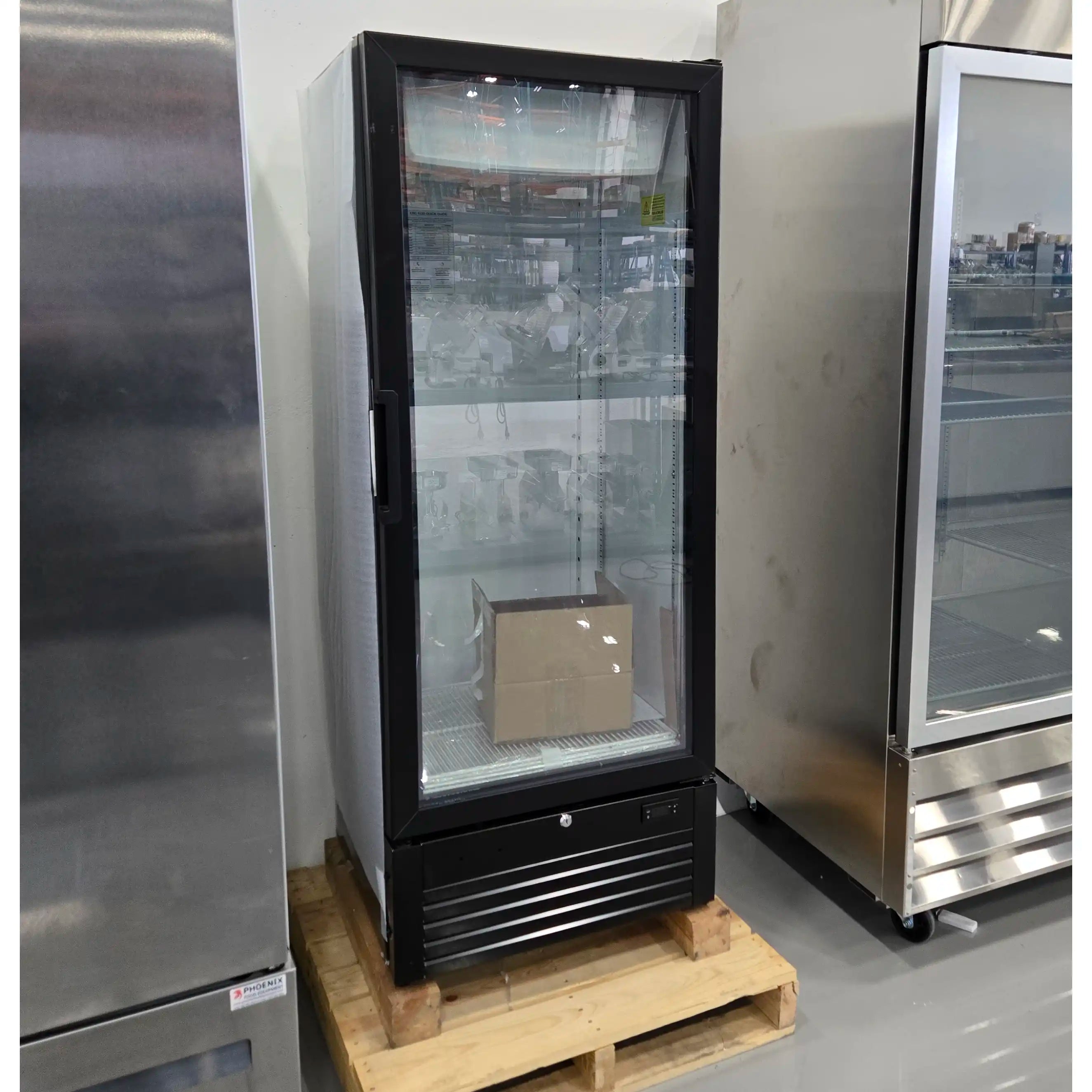 **OPEN BOX** Kool-It LX-14RB Single Door 25" Wide Display Refrigerator-Phoenix Food Equipment