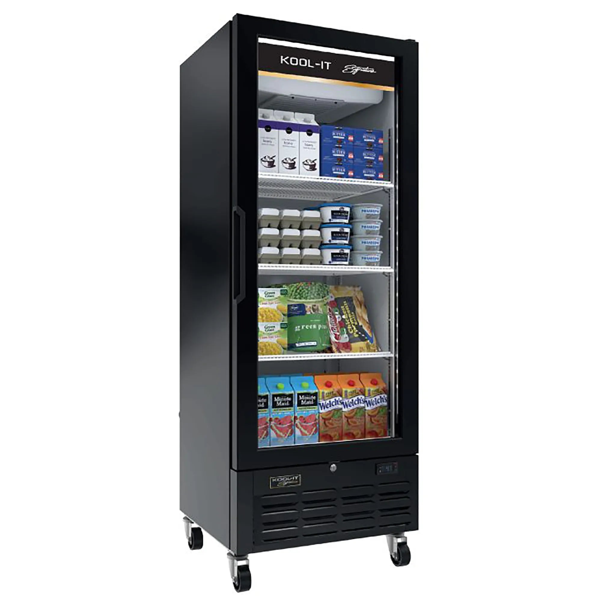 **OPEN BOX** Kool-It LX-14RB Single Door 25" Wide Display Refrigerator-Phoenix Food Equipment