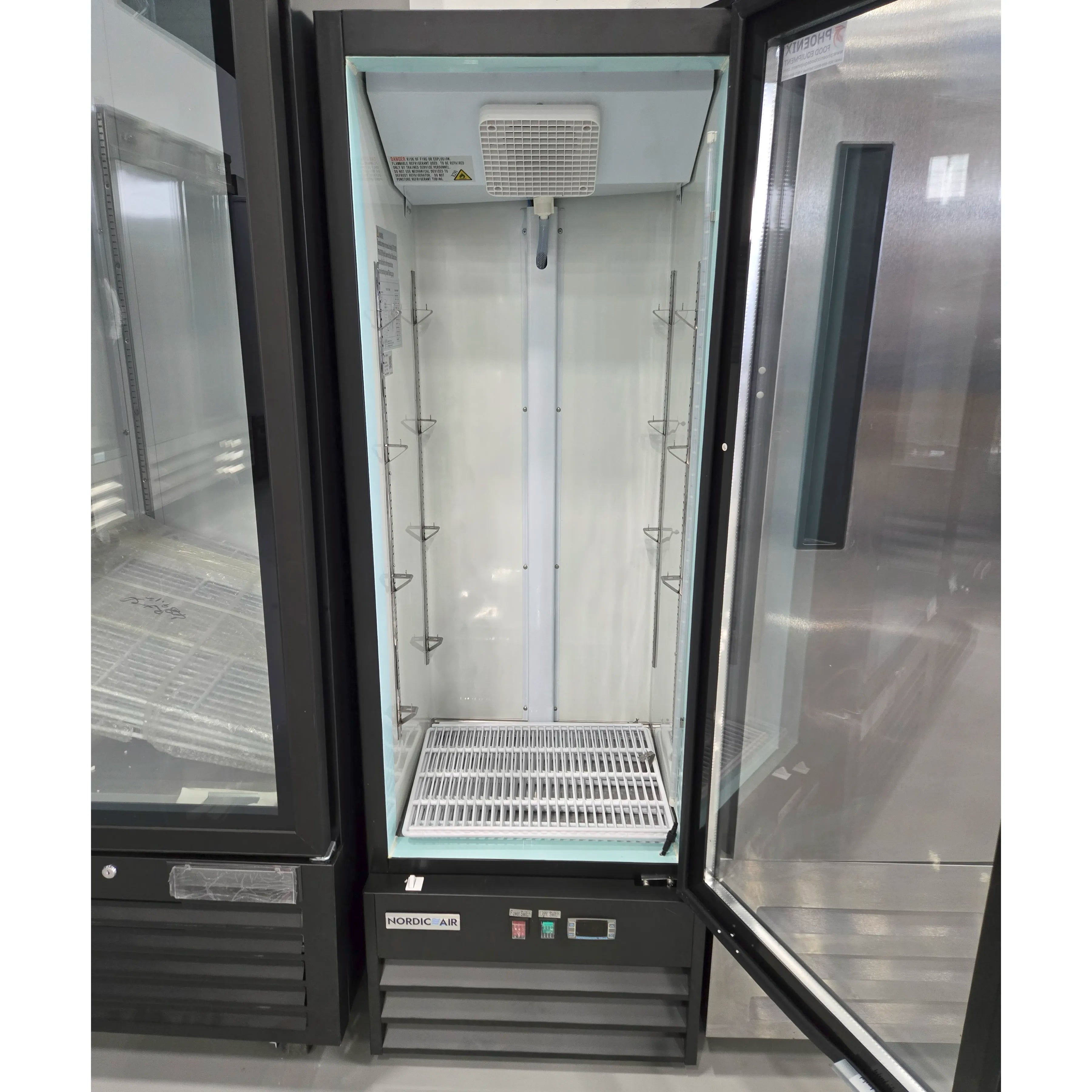 **OPEN BOX** Nordic Air GRM-22 Single Door 22" Wide Glass Display Refrigerator-Phoenix Food Equipment