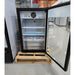 Open box Nordic Air GRM-CT-39 countertop display refrigerator with glass door open showing wire shelves