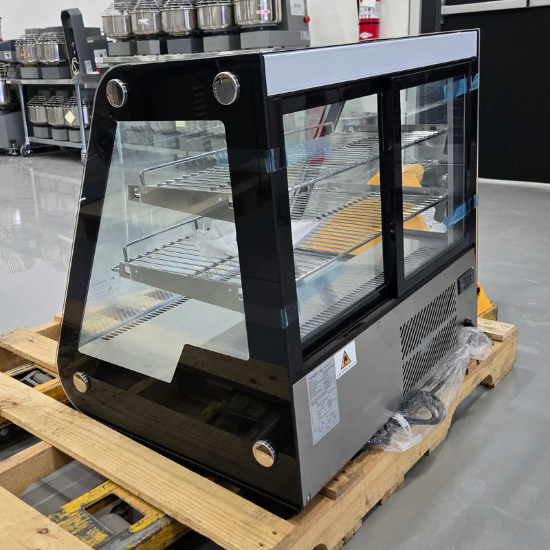 **OPEN BOX** Nordic Air NACP-27 Counter Top 28" Angled Glass Refrigerated Pastry Display Case-Phoenix Food Equipment