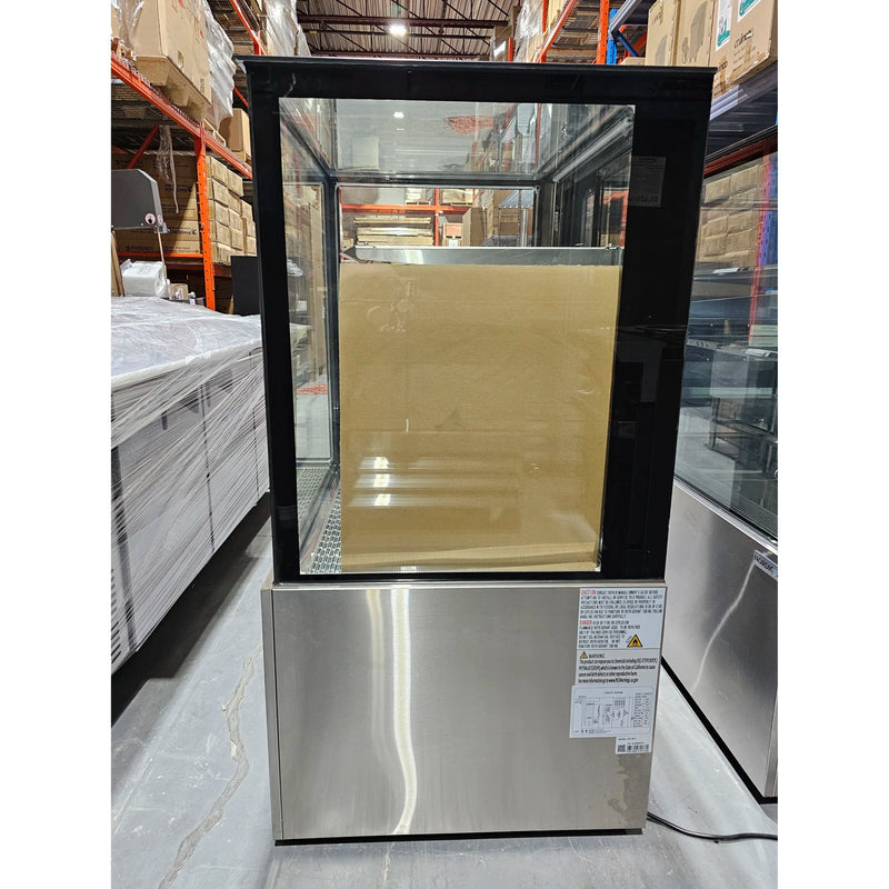 *OPEN BOX* Nordic Air PD-35-3 Square Glass 3 Tier 36" Refrigerated Pastry Display Case-Phoenix Food Equipment