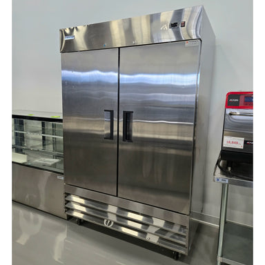 **OPEN BOX** Nordic Air SF-54 Double Solid Door 54" Wide Stainless Steel Freezer-Phoenix Food Equipment