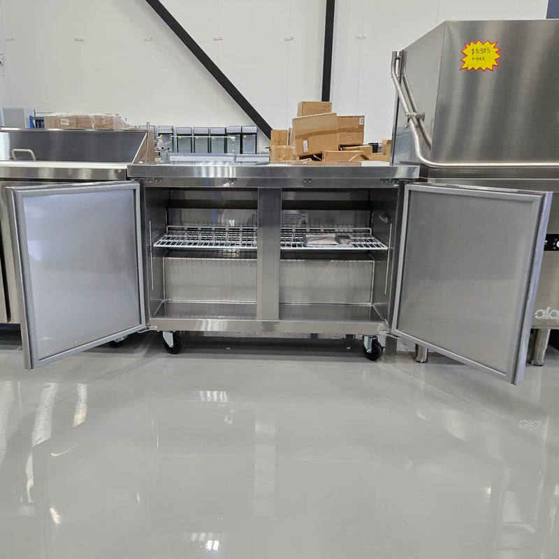 **OPEN BOX** Nordic Air UCR-47 Double Door 47" Refrigerated Work Table-Phoenix Food Equipment