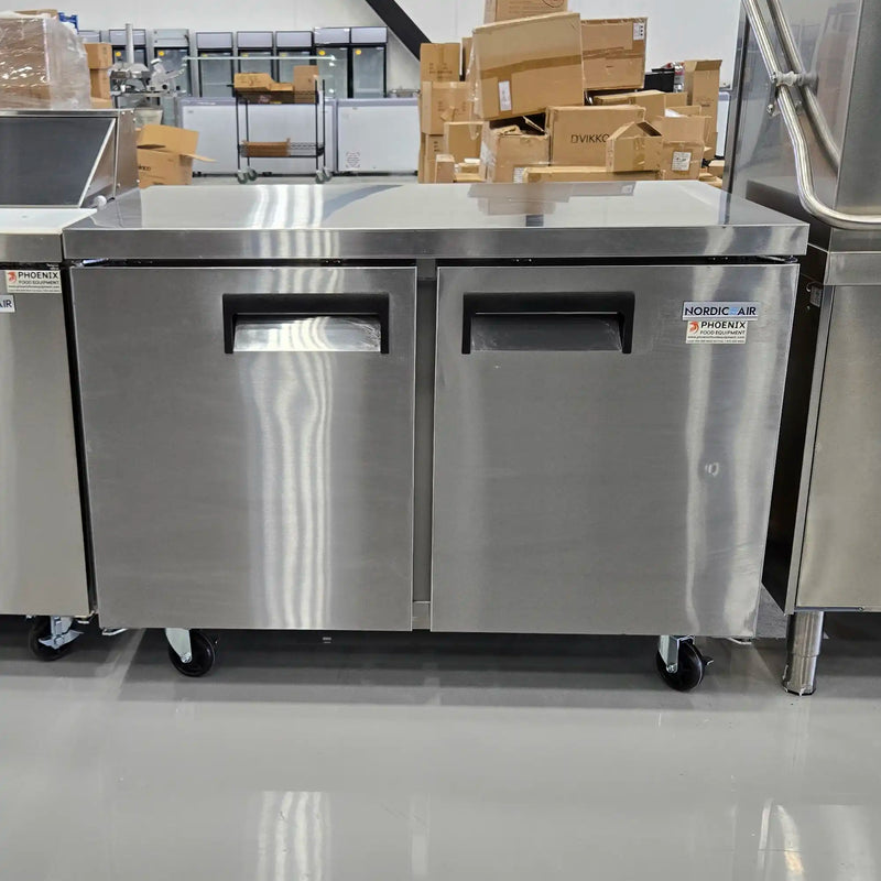 **OPEN BOX** Nordic Air UCR-47 Double Door 47" Refrigerated Work Table-Phoenix Food Equipment