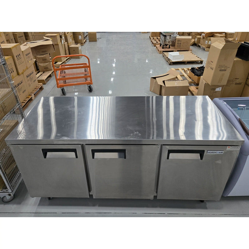 **OPEN BOX** Nordic Air UCR-72 Triple Door 72" Refrigerated Work Table-Phoenix Food Equipment