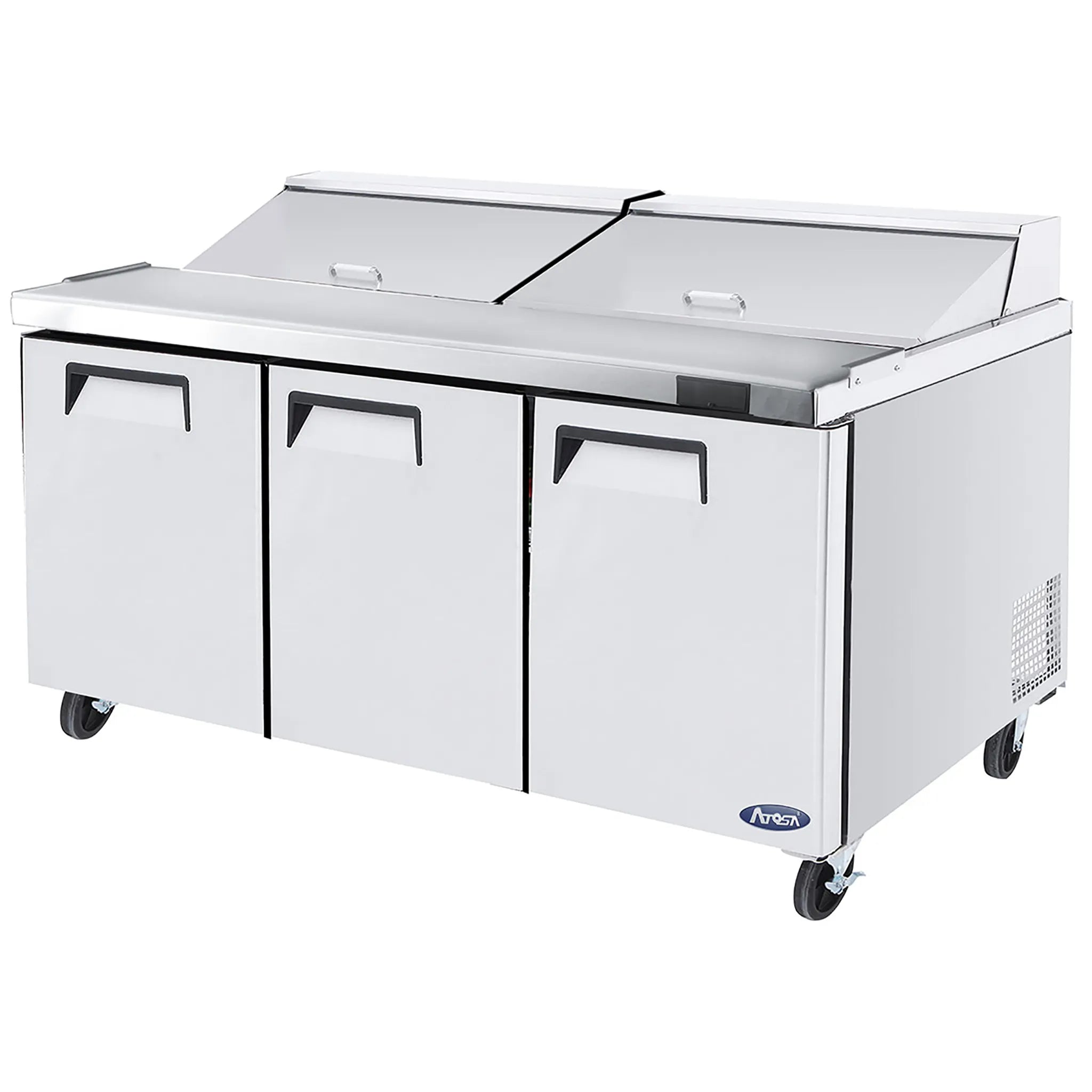 **OPEN BOX/SCRATCH & DENT**Atosa MSF8304GR Triple Door 72" Refrigerated Sandwich Prep Table-Phoenix Food Equipment