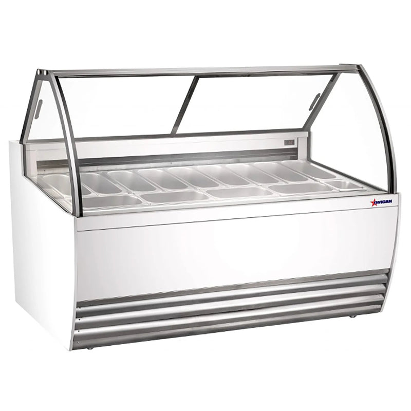 Omcan 13 Pan Gelato Dipping Freezer - Available in Black and White-Phoenix Food Equipment