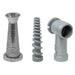 Omcan 18901 heavy duty electric tomato squeezer parts, perforated strainer screen, grey auger screw and housing