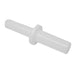 Omcan 18903 heavy duty electric tomato squeezer part, white plastic connecting shaft with centre flange