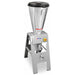 Omcan 31502 tilting blender, 845 oz / 25L capacity, 1.5 HP, stainless steel jar upright on a four-leg stand