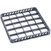 Omcan 33873 grey polypropylene 25 cup dishwasher rack extender with open grid dividers to add height to a rack