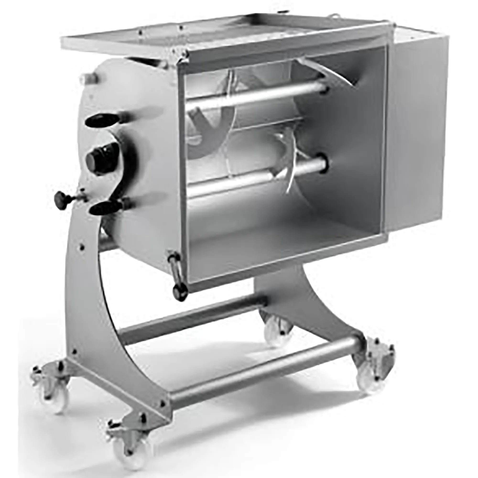 Omcan 37451 Heavy Duty Electric Meat Mixer - 264 LBS, (2) 1 HP, 220V-Phoenix Food Equipment