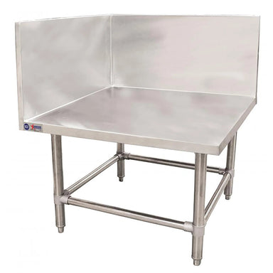 Omcan 37961 Stainless Steel 20" Height Meat Grinder Table-Phoenix Food Equipment