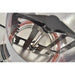 Omcan 39482 5L hot chocolate dispenser, close-up inside the clear bowl showing the stainless steel mixing paddle