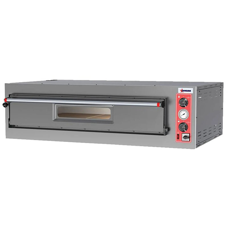 Omcan 40635 Entry Max Series Electric 28" Single Deck Counter Top Pizza Oven - 220V-Phoenix Food Equipment