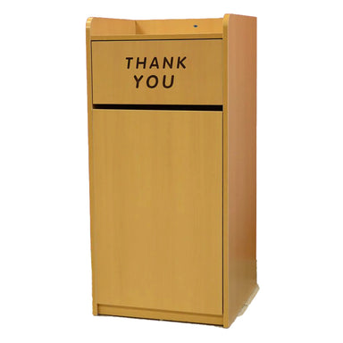 Omcan 43840 Wood Trash Bin - 36 Gallon Capacity, Various Colors-Phoenix Food Equipment