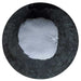 Omcan 44385 natural gas 34-inch wide tandoori oven part, round black speckled disc with white centre, top view
