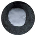 Omcan 44386 natural gas 28-inch wide tandoori oven part, round black speckled disc with white centre, top view