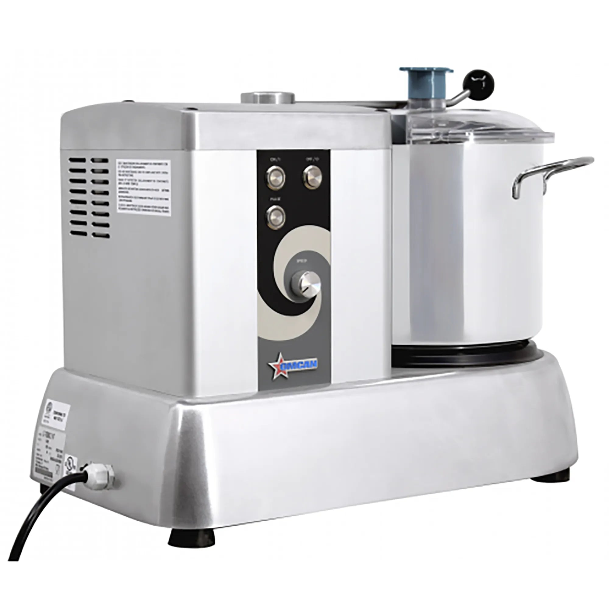 Omcan 47083 Bowl Cutter Processor - 9 Qt Capacity-Phoenix Food Equipment