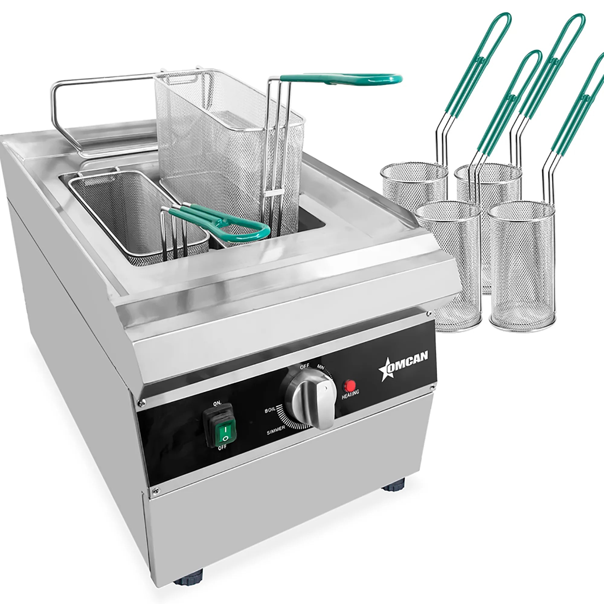 First 47503 Omcan 47503 Countertop Electric Pasta Cooker - 240V — Phoenix Food ...