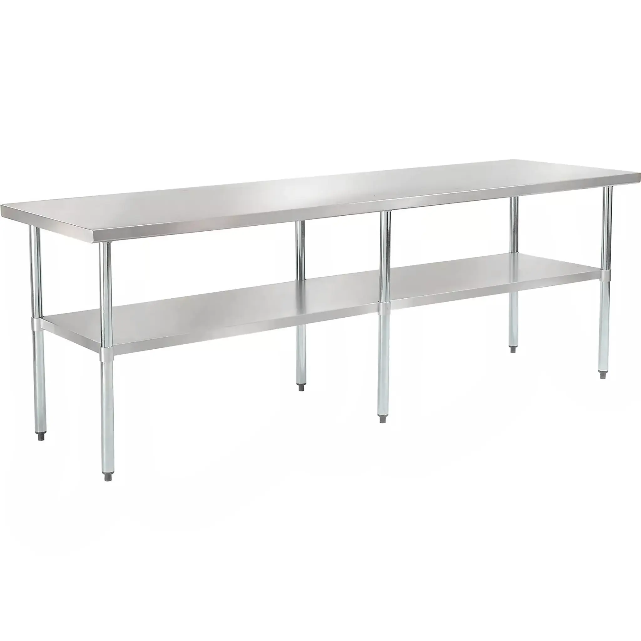 Phoenix ECONOMY 18 Ga. (1.2mm) 430 Stainless Steel Work Tables - Various Sizes-Phoenix Food Equipment