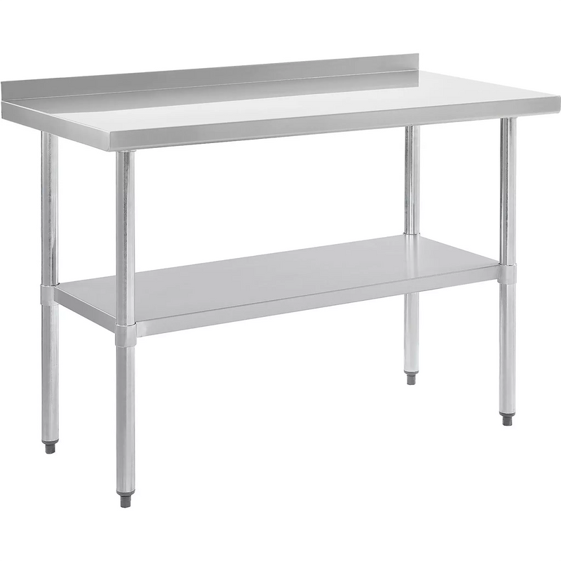 Phoenix Economy 18 Ga. (1.2mm) 430 Stainless Steel Work Tables - Various  Sizes