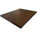 Phoenix high quality table top in dark espresso colour, rectangular top with smooth finish, angled view