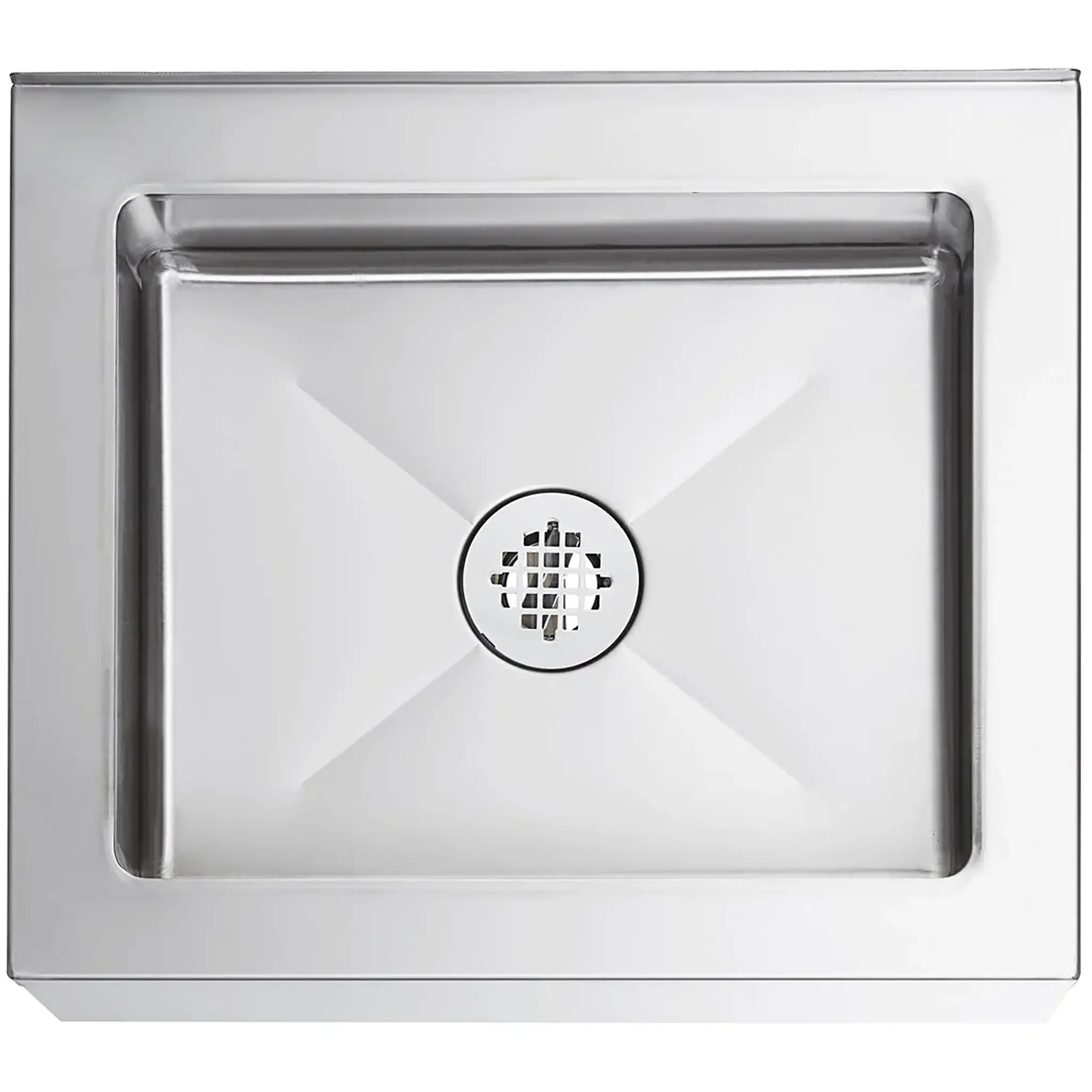 Phoenix MS-1620-6 Stainless Steel Mop Sink - 16"D x 20"W x 6"H Bowl Size-Phoenix Food Equipment