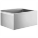 Phoenix MS-2024-10 stainless steel floor mop sink with 20 x 24 x 10 inch bowl, angled side view