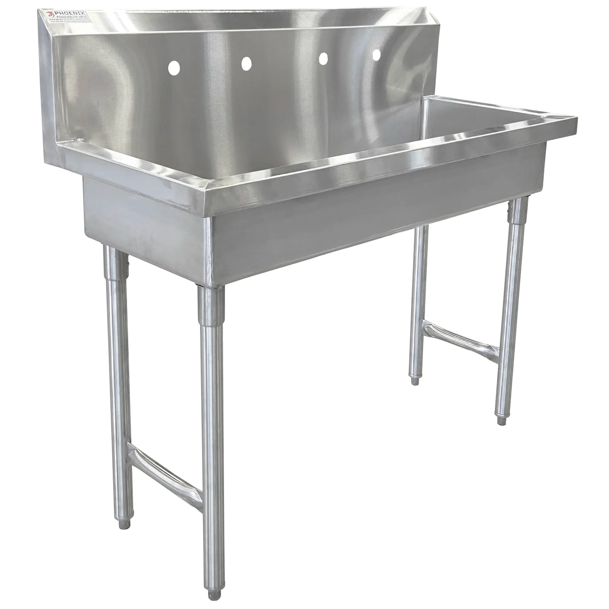 Phoenix MSH Series Free Standing Multi-Station Hand Washing Sink - Various Sizes-Phoenix Food Equipment