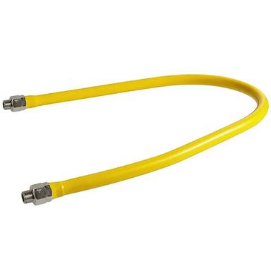 Phoenix PGH-48 Commercial 3/4" Diameter Gas Hose - 48" Length-Phoenix Food Equipment
