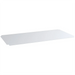 Phoenix white PVC mat for wire shelving, translucent shelf liner with notched corners shown at an angle