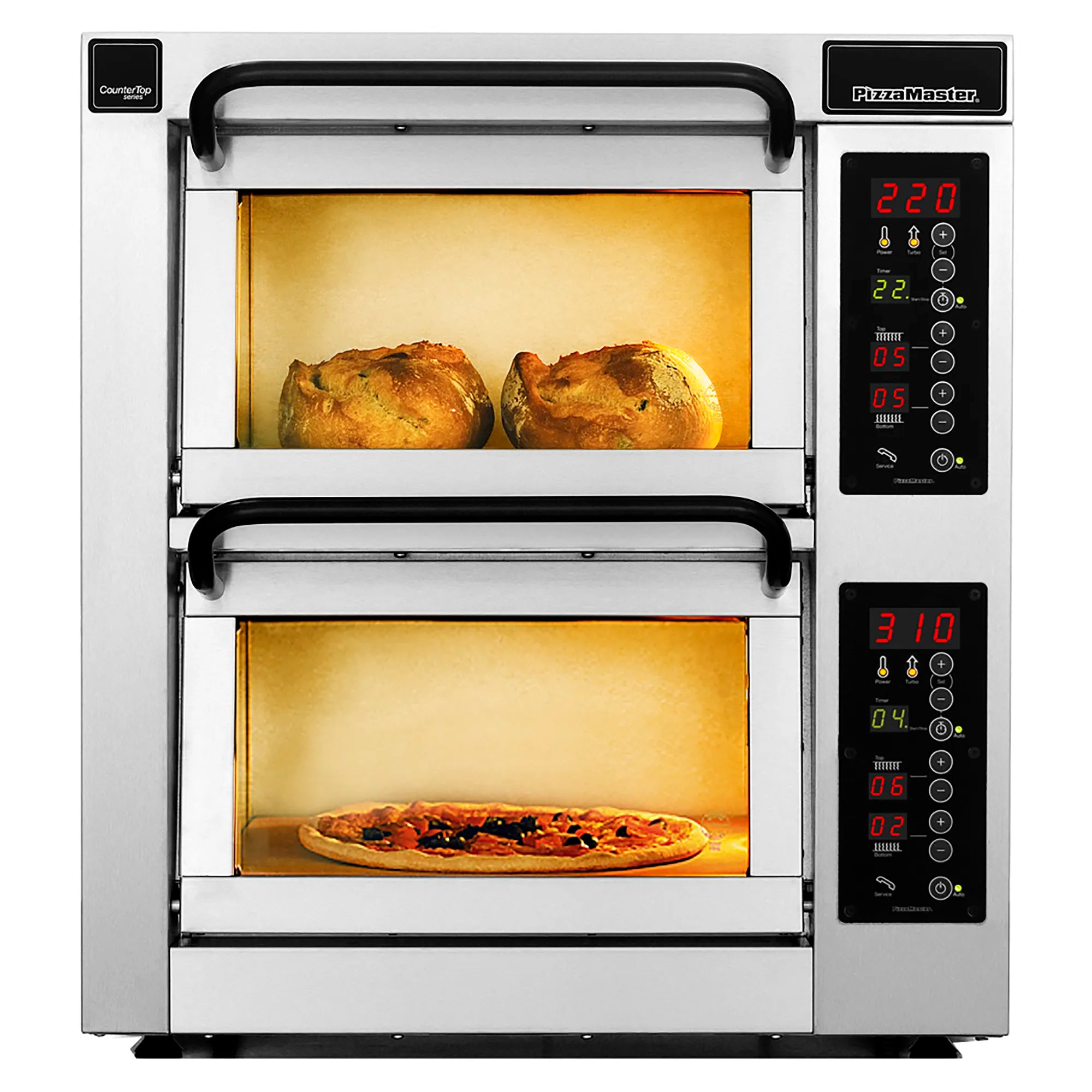 PizzaMaster PM400 Series Electric 16"W Counter Top Multi-Purpose Pizza Oven - Various Configurations-Phoenix Food Equipment