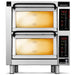 PizzaMaster PM400 16-inch electric countertop pizza oven, double stacked chambers with separate digital controls