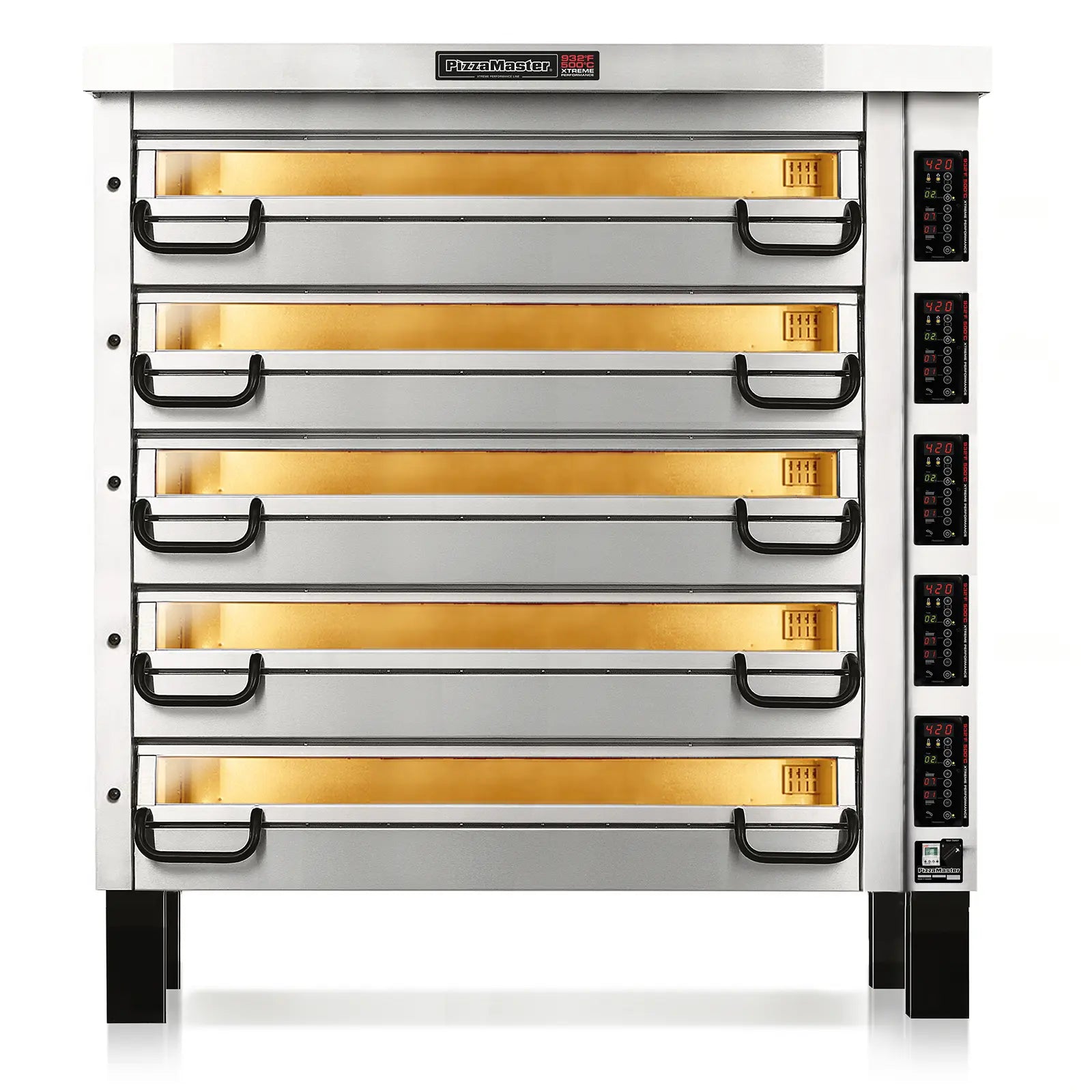 PizzaMaster PM74 Series Electric 56"W Deck Pizza Oven - Various Configurations-Phoenix Food Equipment