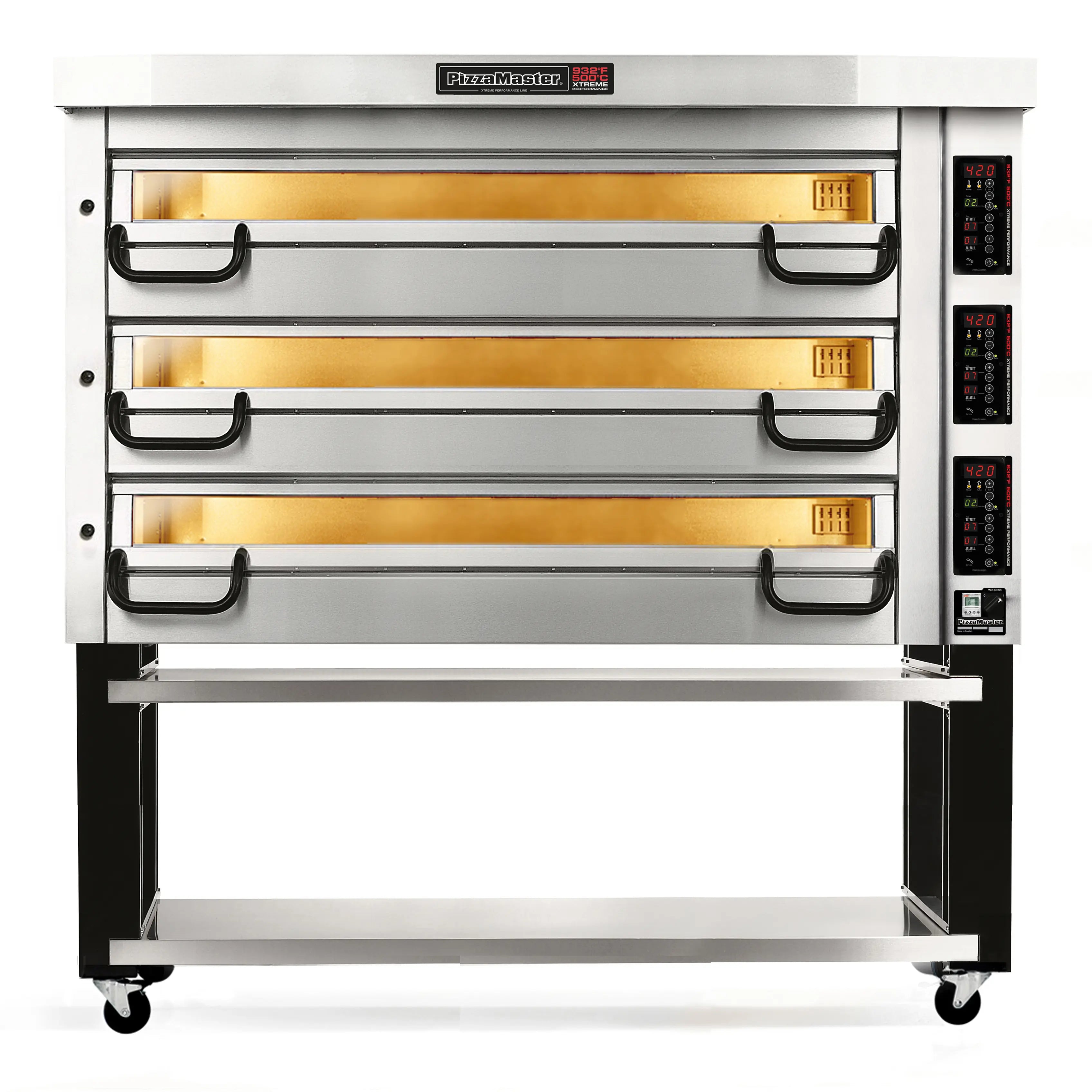 PizzaMaster PM93 Series Electric 54"W Deck Pizza Oven - Various Configurations-Phoenix Food Equipment